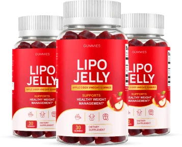 LipoJelly® ACV gummies — 3 bottles